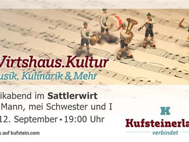 Wirtshaus.Kultur -  Musikabend im Sattlerwirt