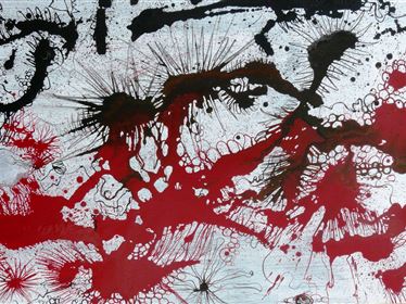 Kunstwerkstatt-Workshop-"Action Painting & Messages"