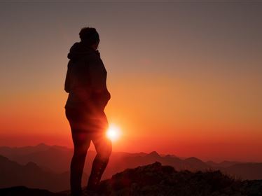 Zum Sonnenaufgang auf's Feuerköpfl