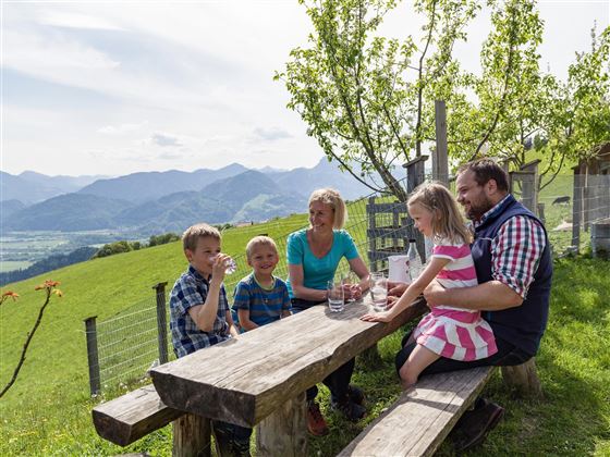 Familie Bauernhof Au am Berg am Niederndorferberg