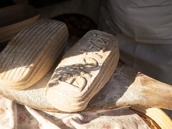 Frisch gebackenes Brot Reischerhof Ebbs