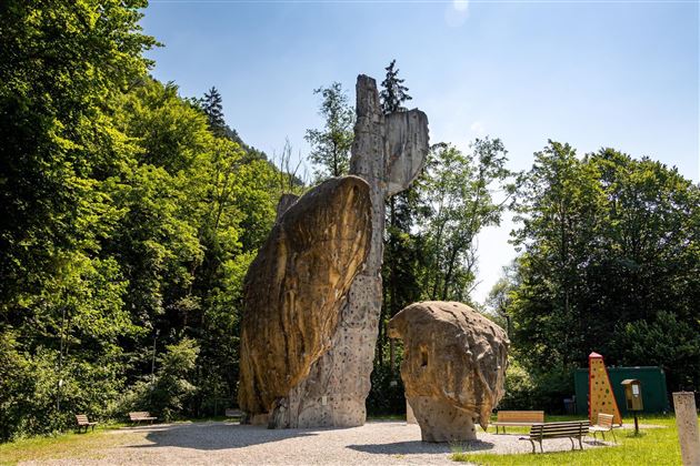 Kletterskulptur Kufstein Gesamtansicht