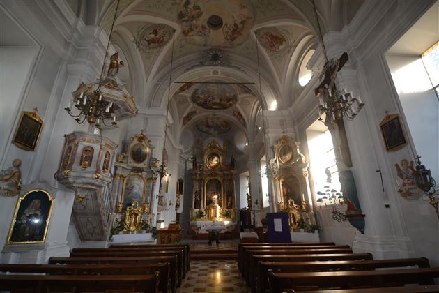 Pfarre Langkampfen Innenansicht Kirche