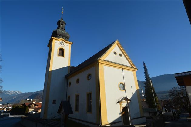 Pfarre Langkampfen Kirche Ansicht