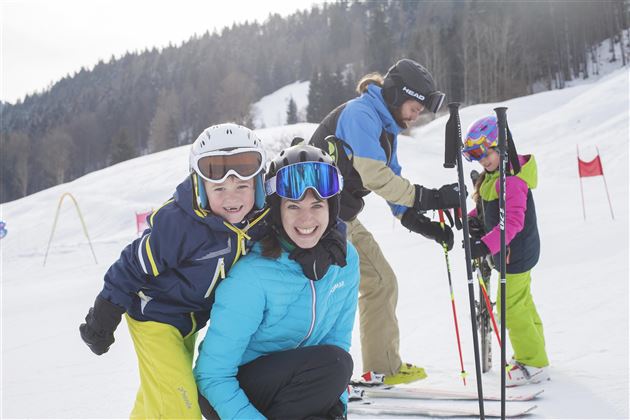 Skispaß im Tirolina Hinterthiersee