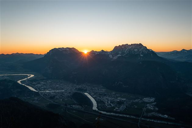 Sonnenaufgang auf dem Pendling