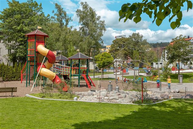 Spielplatz Stadtpark Kufstein Ansicht